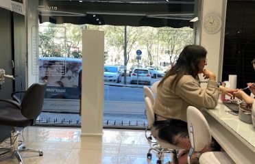 Azul estética femenina y masculina