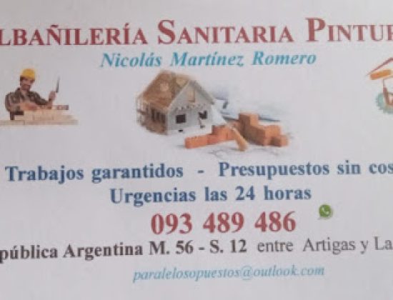 Sanitario Nicolas Martinez