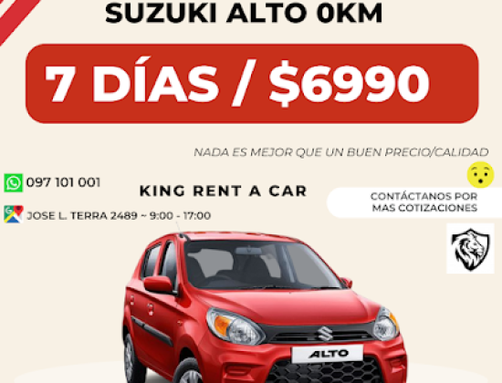 King rent a car