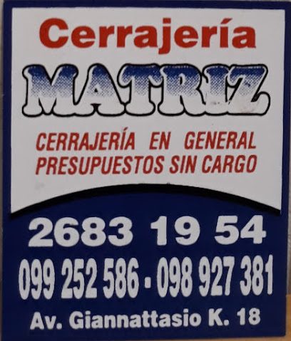 Cerrajería Matríz — Cerrajería en Parque de Carrasco