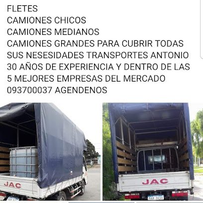 FLETES Y MUDANZAS ANTONIO — Servicio de fletes en Capurro