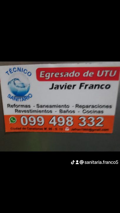 SANITARIO JAVIER FRANCO — Sanitaria en Solymar