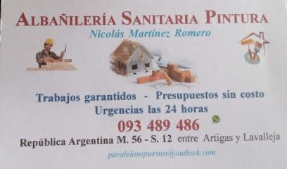 Sanitario Nicolas Martinez — Sanitaria en Solymar