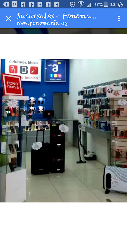 Fonomania — Local de celulares en San José de Carrasco