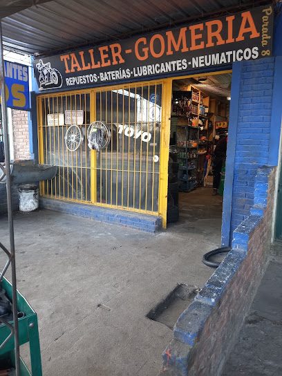 Gomería Parada 8. Taller de motos. Repuestos.