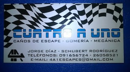 Taller 4 A1 escapes,gomeria ,alineaciones , mecanica ligera — Gomería en Parque Miramar
